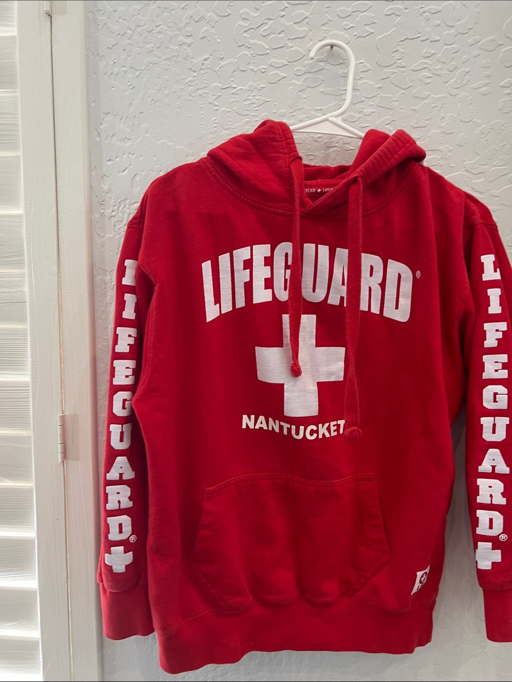 Nantucket Lifeguard Red Hoodie for Kids